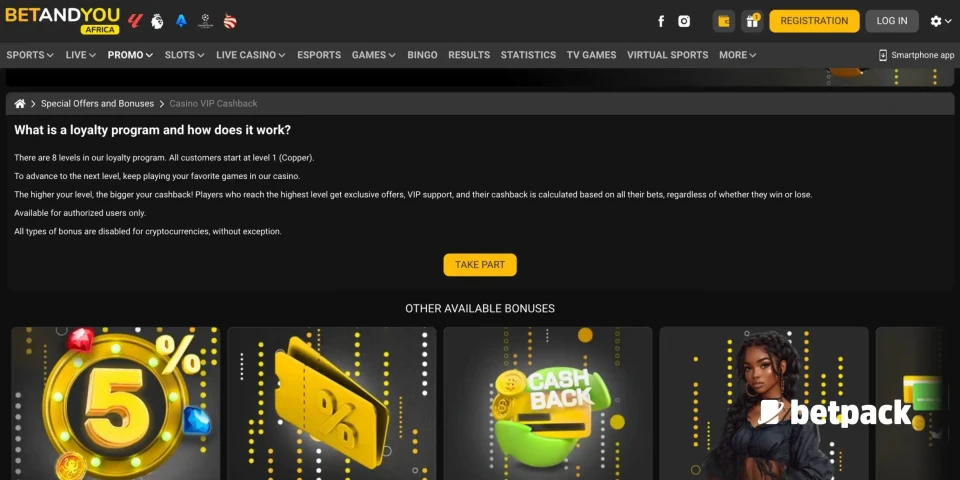 Betandyou Africa Loyalty Program