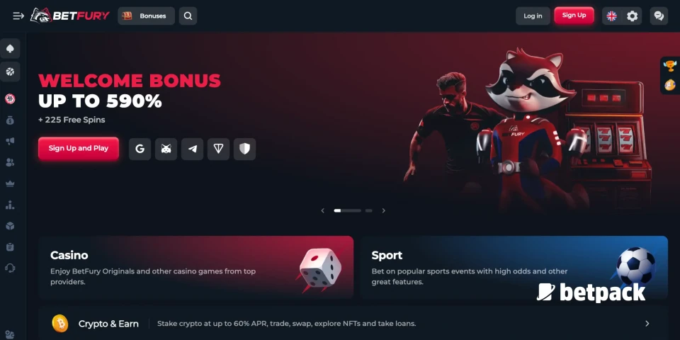 Betfury Chile Casino Overview