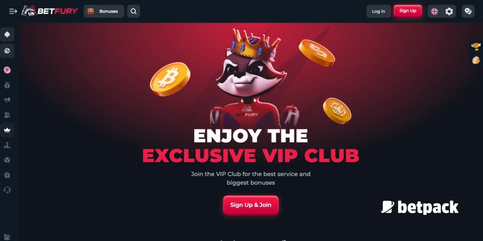 Betfury Chile Casino VIP Club Overview