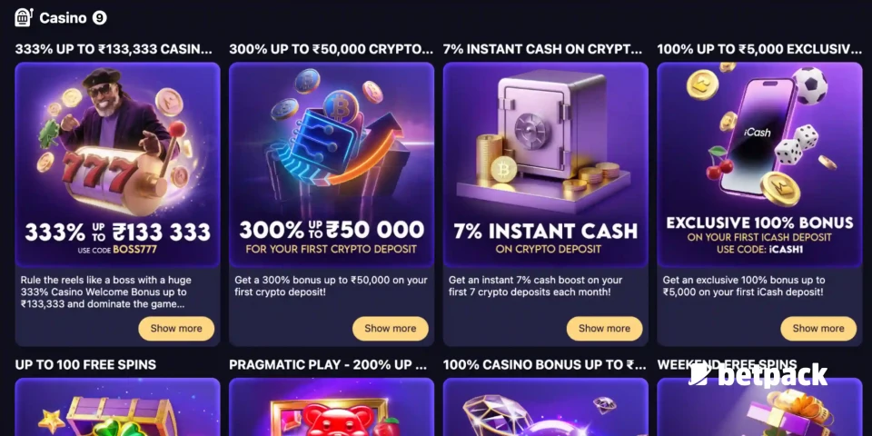 Betvibe Casino Bonus Overview