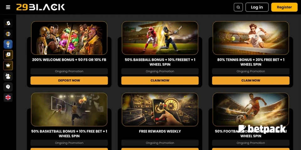 29Black Casino Bonus Overview