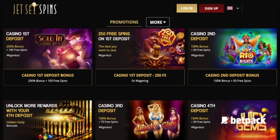 JetSetSpins Casino Bonus Overview