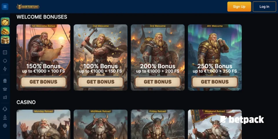 OdinFortune Casino Bonus Overview