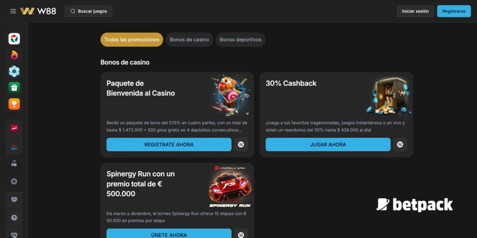 W88 Casino Bonus Overview