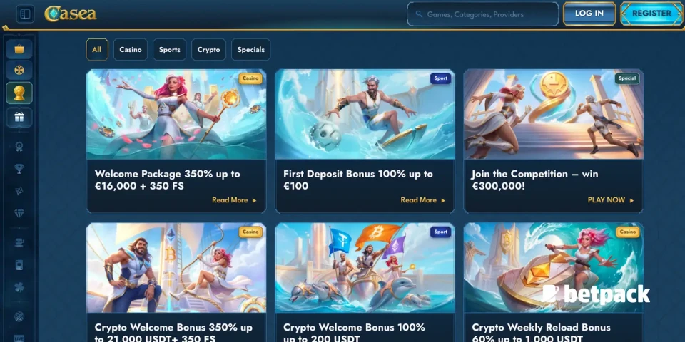 Casea Casino Bonus Overview