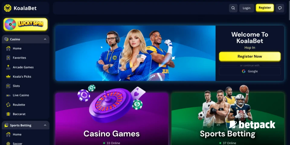 KoalaBet Casino Overview