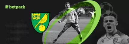 Norwich City’s Max Aaarons in a three-way tussle